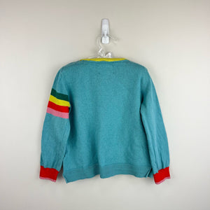 Mini Boden Rainbow Roller Skate Sweater 4-5