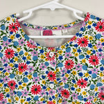 Load image into Gallery viewer, Mini Boden Printed Short Sleeve Playsuit Multi Floral 9-10
