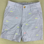 Load image into Gallery viewer, TBBC Critter Charlie's Chinos Beale Street Blue with Fish Embroidery 7
