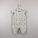 Load image into Gallery viewer, Vintage Zutano Bunny Garden Laundry Romper Overalls 6-12 Months
