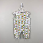 Load image into Gallery viewer, Vintage Zutano Bunny Garden Laundry Romper Overalls 6-12 Months
