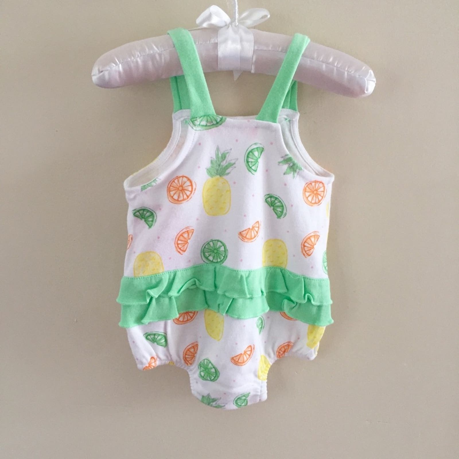 Isaac Mizrahi New York Fruit Bubble Romper 3-6 Months NWT