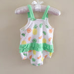 Load image into Gallery viewer, Isaac Mizrahi New York Fruit Bubble Romper 3-6 Months NWT
