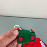 Load image into Gallery viewer, Lil Cactus Green Corduroy Rudolph Longall Overalls 18-24 Months
