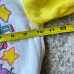Load image into Gallery viewer, Vintage Tough Cookies Yellow Outer Space Sweatsuit 24 Months
