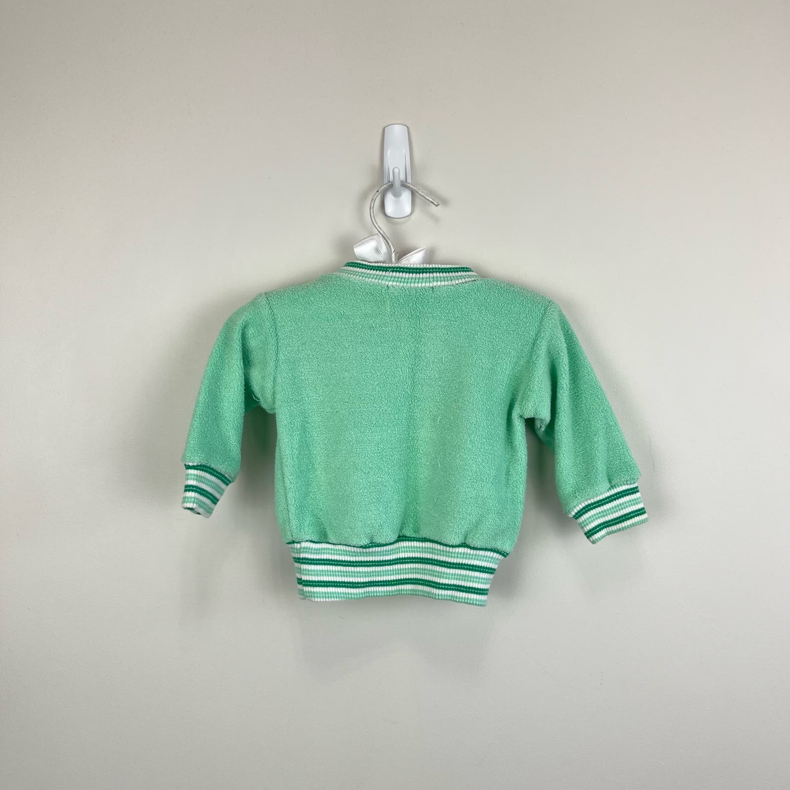 Vintage Healthtex Green COACH Pullover 6 Months USA