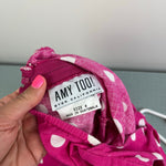 Load image into Gallery viewer, Vintage Amy Too! Pink Polka Dot Party Dress 4T
