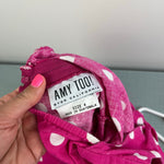 Load image into Gallery viewer, Vintage Amy Too! Pink Polka Dot Party Dress 4T
