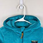 Load image into Gallery viewer, L.L. Bean Kids' Hi-Pile Fleece Jacket Teal Blue M 10-12
