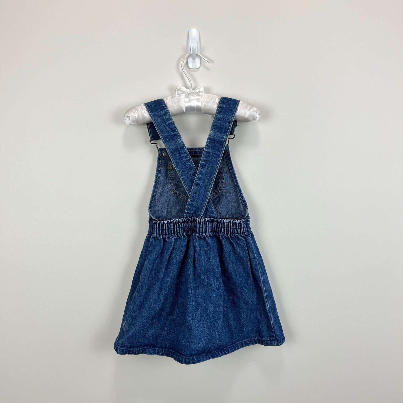 Vintage OshKosh B'gosh Blue Jumper Dress 3T USA