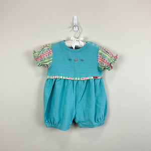 Vintage Esprit Fun Turtle Romper 12 Months