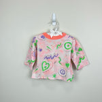 Load image into Gallery viewer, Vintage Girls Scribble Glitter Tee 3T USA
