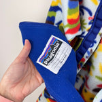 Load image into Gallery viewer, Patagonia Convertible Synchilla Fleece Bunting Animal Print Snow Suit 3 Months
