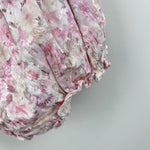 Load image into Gallery viewer, Vintage Piccolo Floral Jacquard Lace Ruffle Bubble Romper 6-9 Months
