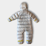 Load image into Gallery viewer, Patagonia Infant Hi-Loft Down Sweater Bunting Drifter Grey 12-18 Months
