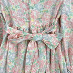 Load image into Gallery viewer, Vintage Polly Flinders Smocked Floral Lace Collar Long-Sleeve Dress 5T
