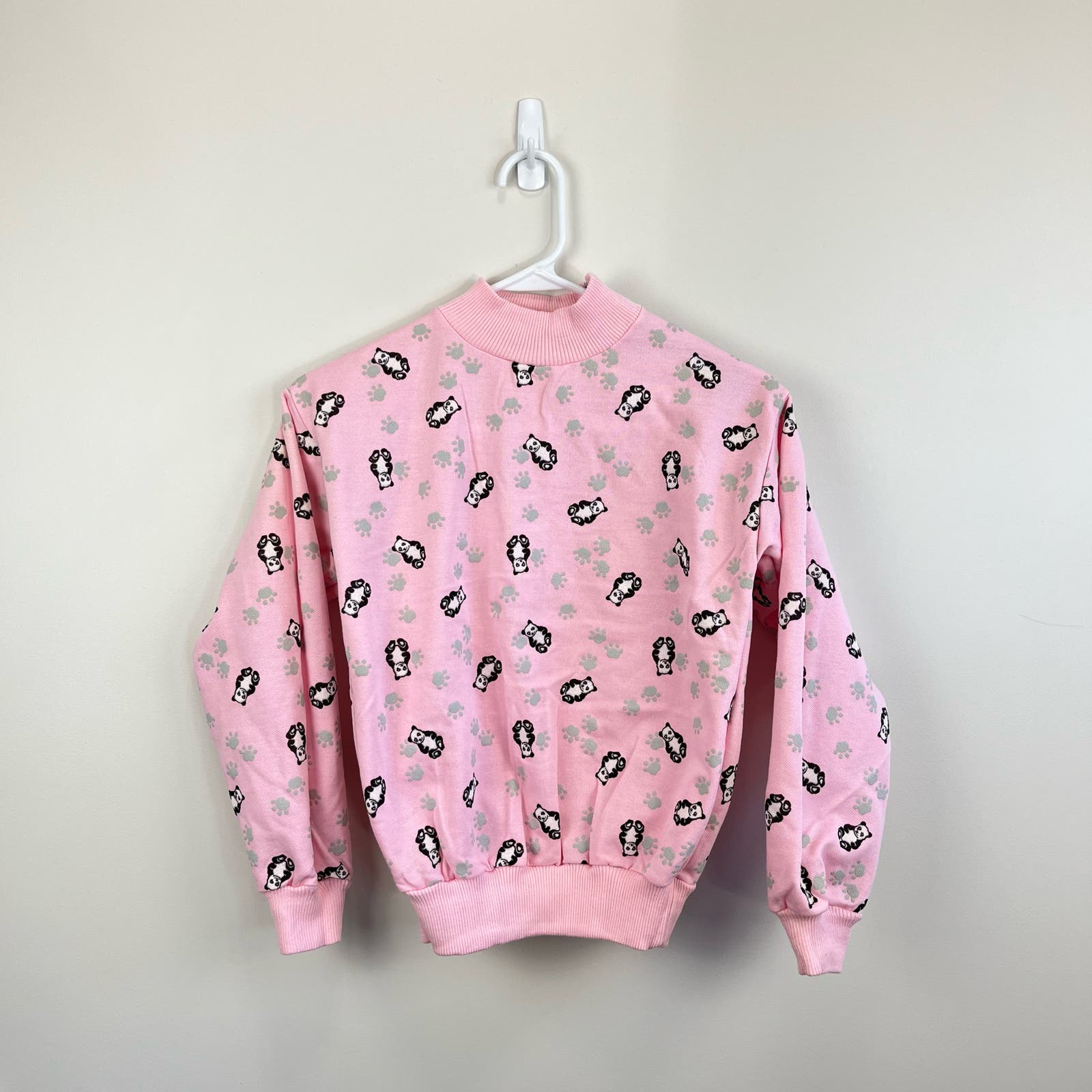 Vintage Health-tex Pink Panda Sweatshirt USA NWOT