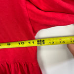 Load image into Gallery viewer, Vintage After the Stork Red Teddy Bear Dress 24 Months
