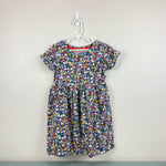 Load image into Gallery viewer, Mini Boden Short Sleeve Fun Floral Jersey Dress 7-8
