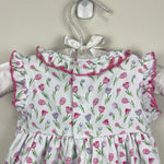 Load image into Gallery viewer, Kissy Kissy Tulip Festival Print Smocked Dress 0-3 Months NWT
