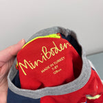 Load image into Gallery viewer, Mini Boden Printed Raglan Logo T-Shirt Red Space Shuttle 7-8
