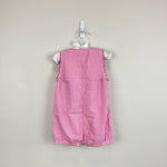Load image into Gallery viewer, Vintage OshKosh B'gosh Pink Plaid Bunny Romper 18 Months
