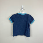 Load image into Gallery viewer, Mini Boden Spray Paint Applique Ringer Tee 2-3
