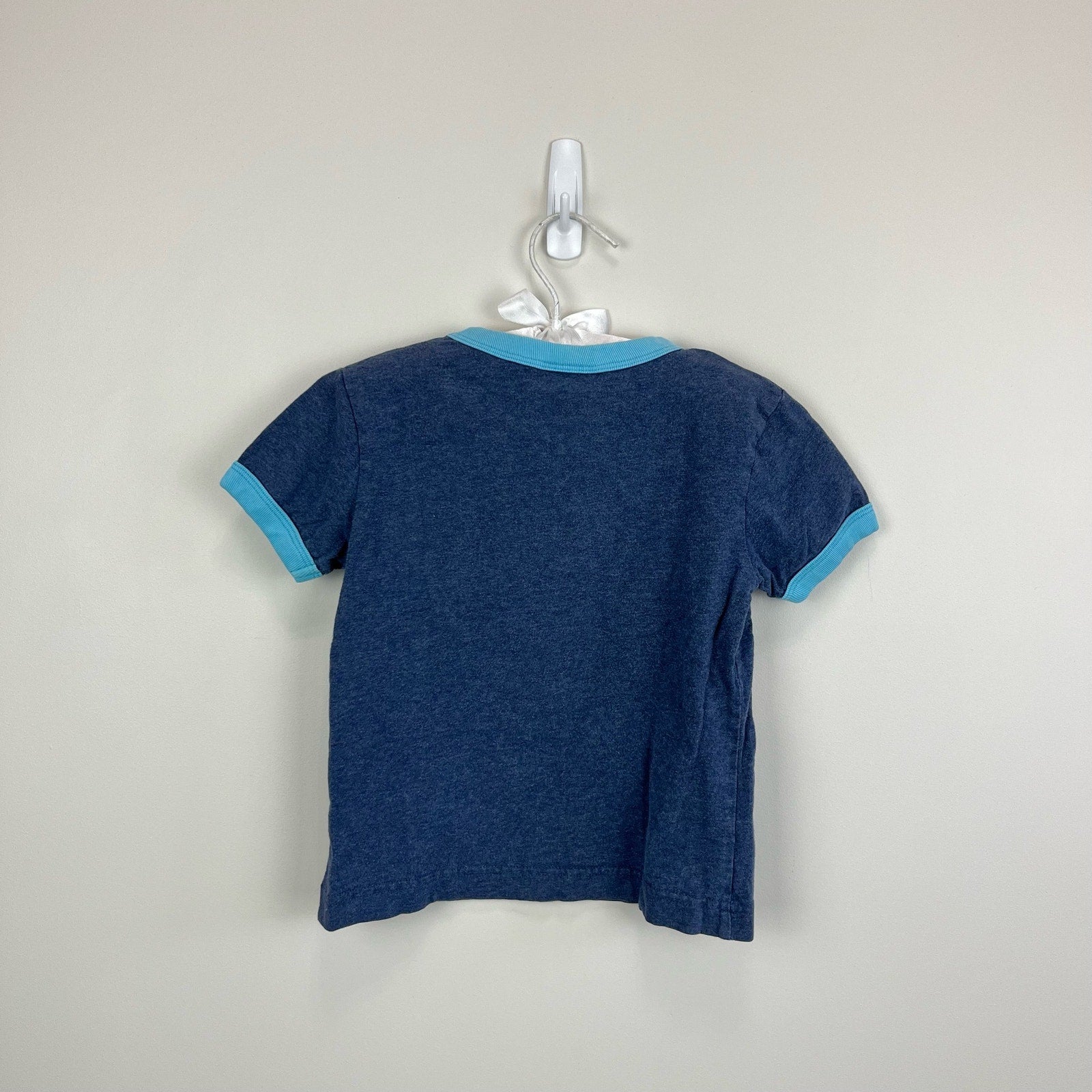 Mini Boden Spray Paint Applique Ringer Tee 2-3