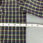 Load image into Gallery viewer, Vintage Izod Plaid Blouse with Bow 4T
