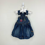 Load image into Gallery viewer, Ralph Lauren Embroidered Denim School Jumper 18 Months
