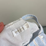 Load image into Gallery viewer, Mayoral Blue Striped Shortall Romper Dungarees 2-4 Months
