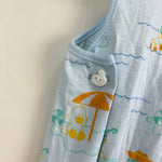 Load image into Gallery viewer, Vintage Carter's Blue Beach Overalls 9 Months USA
