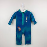 Load image into Gallery viewer, Vintage Warner Bros Acme Baby Bugs Bunny Elmer Fudd Coverall 18 Months
