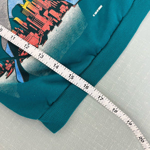 Vintage 90s Teal Green Batman Sweatshirt 7