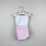 Load image into Gallery viewer, TBBC Sally Sunsuit Worth Avenue White &amp; Pinckney Pink Stripe 18-24 Months
