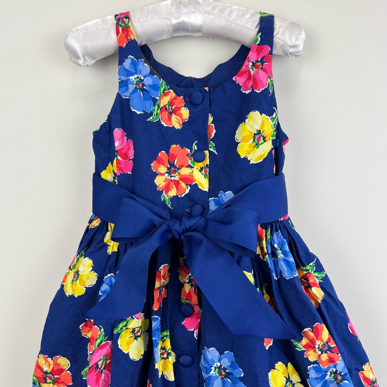 Ralph Lauren Floral Cotton Poplin Dress 4T