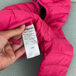 Load image into Gallery viewer, Patagonia Girls Reversible Down Sweater Hoody Jacket 3-6 Months
