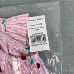 Load image into Gallery viewer, Classic Prep Childrenswear Beatrice Bubble Pink Stripe Cherries 18-24 Months NWT
