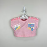 Load image into Gallery viewer, Vintage Sun and Fun Pink Crop Top 3T
