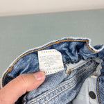 Load image into Gallery viewer, Vintage Levi's Cinched Waist Blue Jean Shorts 6
