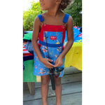 Load image into Gallery viewer, Vintage OshKosh B'gosh Beach Beach Shortalls 4T USA
