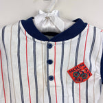 Load image into Gallery viewer, Vintage Healthtex Short Sleeve Striped Mountain Bike T-Shirt 4T USA
