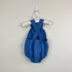 Load image into Gallery viewer, Nantucket Kids Seabury Sunsuit Ultramarine Blue 6-9 Months
