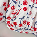 Load image into Gallery viewer, Bonpoint Girls Quilted Cherry Cardigan Jacket 6
