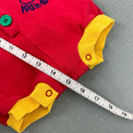 Load image into Gallery viewer, Vintage I'm the New Kid in Town Red Shortall Romper
