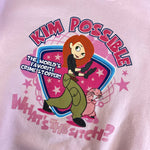 Load image into Gallery viewer, Vintage Y2K Kim Possible What's the Sitch Pink Sweatshirt Small

