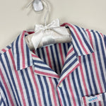Load image into Gallery viewer, Vintage Guess Blue &amp; Red Striped Button Up Shirt 6 USA
