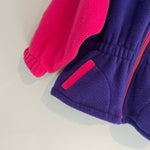 Load image into Gallery viewer, Vintage OshKosh B'gosh Pink Purple Fleece Jacket Medium 3T
