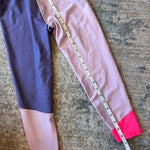 Load image into Gallery viewer, Under Armour Girls Heatgear Color Block Ankle Crop Pants Purple Ace
