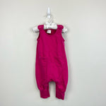 Load image into Gallery viewer, Hanna Andersson Baby French Terry Overalls Pink 80 cm 18-24 Months
